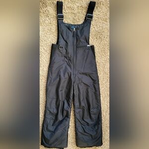 Black Snow Bib Overalls